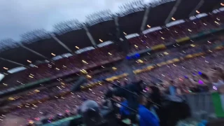Coldplay Chris Martin stops audience during a song 2017 Croke Park