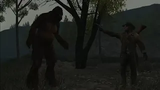 John Marston meets Sasquatch - RDR Undead Nightmare