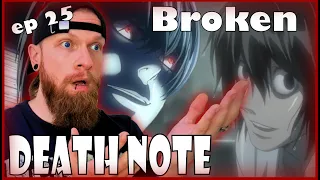 L.. Broken Death Note Reaction | Ep 25 "Silence"