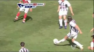 Kieran Gibbs' tackle vs West Brom