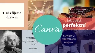 1. Canva - Co je Canva a přihlášení, seznámení s dashboardem