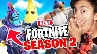 EvanTube Reacts to NEW Fortnite Chapter 2 Season 2 + Battle Pass!