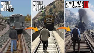 Physics : GTA 4 Vs GTA 5 Vs Red Dead Redemption 2