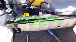 Peugeot 206 CC Mikroschalter Dach überprüfen