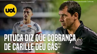 PITUCA CONTA PREOCUPAÇÃO APÓS QUEDA DO SANTOS E RELATA DURA DE CARILLE EM JOGO DA SÉRIE B