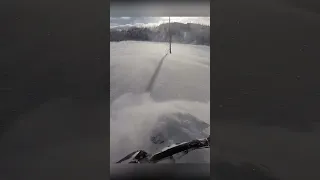 When the snow is just THAT DEEP