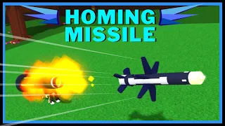 HOMING MISSILE Showcase In Build A Boat For Treasure ROBLOX