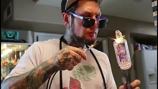 Glass Artists Frostys Fresh Makes a Puffco Peak Dab Rig Attachment