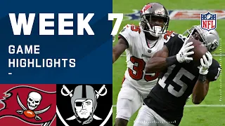 Buccaneers vs. Raiders Week 7 Highlights | NFL 2020