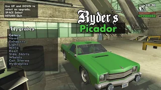 Fully Upgrading & Customizing Ryder's PICADOR (GTA San Andreas)