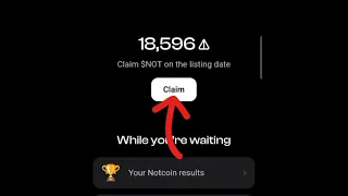 Claim Notcoin ($Not) Airdrop in 3 minutes