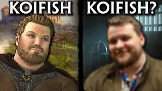 I Played as THE REAL KOIFISH (Me) in Crusader Kings 3!