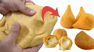 MASSA ESPECIAL PARA SALGADOS FRITOS - COXINHAS , RISOLES , BOLINHA DE QUEIJO