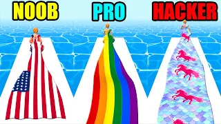 NOOB vs PRO vs HACKER vs in Dress Painters