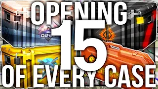 OPENING 15 OF EVERY CS:GO CASE EVER (‭555‬ CASE UNBOX)