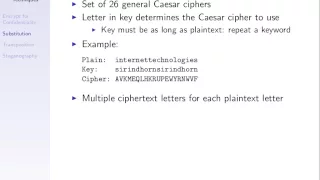 Classical Encryption Techniques (CSS322, L3, Y14)