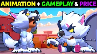 MUST WATCH! Brawl Stars White Wolf Leon Gameplay, Animation, Cost, Pin, Spray & Player Icon