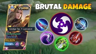 NEW LANCELOT FULL PENETRATION BUILD IS OVERPOWERED!!😱 (DAMAGE HACK?!) | BEST BUILD 2023 | MLBB