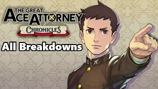 The Great Ace Attorney Chronicles - All Breakdowns (English)