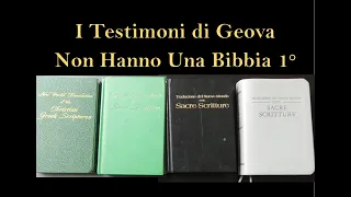 I Testimoni Di Geova Non Hanno una Bibbia 1° Chi ha creato ogni cosa?  Colossesi 1:16-17 Joshua Leib