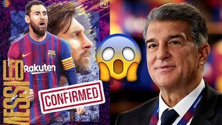 MESSI HAS AGREED TO JOIN FC BARCELONA THIS SUMMER!😮IMPOSSIBLE!!! 💣 LAPORTA MASTERCLASS 😎