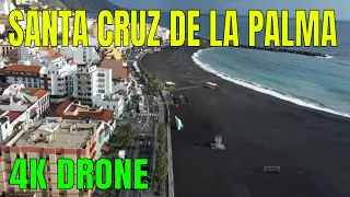 Santa Cruz de La Palma 🌴 La Palma, Canary Islands, Spain, 4K Relaxing Drone 60 fps Air 2S