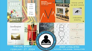 Republic of Consciousness Prize, United States and Canada, 2023 Longlisted Virtual Event