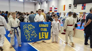 21th Grand Prix Hradec Králové, Czech Чехія.Клуб карате LEV. Міжнародні змагяння з шотокан карате до