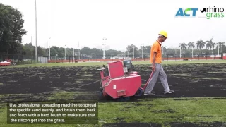 FIFA Certified Synthetic Grass Soccer Pitch Installation