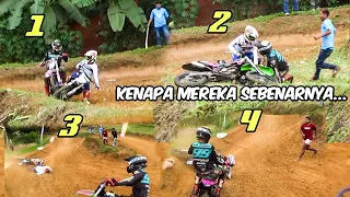 SALING MENEKAN BERUJUNG FATAL SAAT FINAL DI KELAS FFA GIRIMUKTI GRASSTRACK