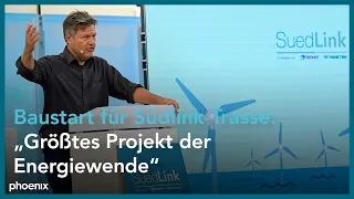 Statement Wirtschaftsminister Habeck (Grüne) zum „Südlink“-Stromtrassenprojekt