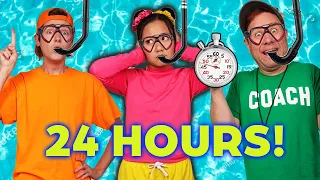 Ellie's Epic 24 Hour Swimming Pool Challenge | The Ellie Sparkles Show