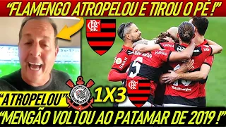 BENJA RASGA ELOGIOS AO FLAMENGO ! MENGÃO PASSOU POR CIMA! CORINTHIANS 1 X 3 FLAMENGO