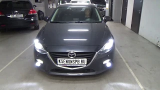 Mazda 3 III (BM) - Полностью светодиодное головное освещение + MR LED