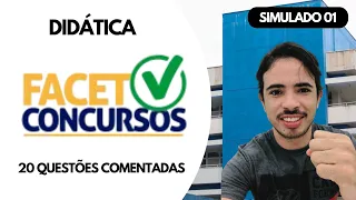 QUESTÕES DE DIDÁTICA - BANCA FACET Simulado 01