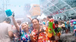 Water Festival in Bangkok, Thailand (Songkran Festival)