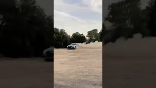 Audi s7 burnout video