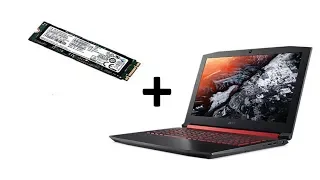 Установка SSD M.2 в Acer Nitro 5 AN515-41-F9WL