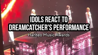 Idols react to Dreamcatcher's Performance at Hanteo Music Awards 2023