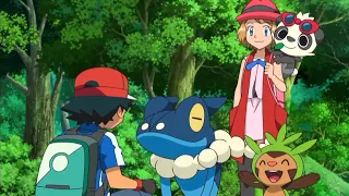 Ash's Frogadier Protects Serena😊 [Hindi] |Pokémon XY Kalos Quest Season 18|