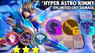 HYPER 3 STAR ASTRO KIMMY |6 WYRMSLAYER 6 GUNNER 3 ASTRO POWER | MUST WATCH MLBB MAGIC CHESS