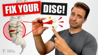 FIX YOUR DISC! Bulging Disc Lower Back Exercises For Pain Relief