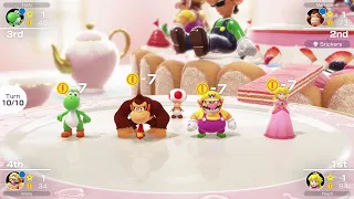 Mario Party Superstars | Yoshi vs Peach vs Donkey Kong vs Wario #729 Turns 10 (Player 1)‎