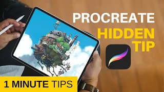 Crazy Procreate TIP for beginners 2021 | 1 min tips & tutorials