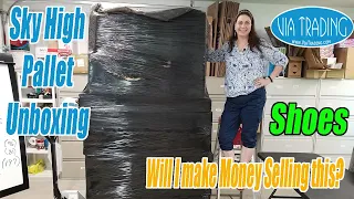 Via Trading Huge Pallet Unboxing - Shoes - What did I get? How much did I pay? Will I make Money?