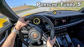 2024 Porsche 911 Turbo S - Drifting 640hp with All Wheel Drive (POV Binaural Audio)