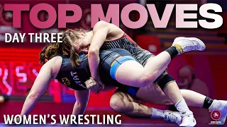 #FoursAndFives: Top Women's Wrestling Moves | Day 3 | 2024 Seniors European Championships