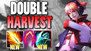 THIS NEW DOUBLE HARVEST EZREAL BUILD SENDS NUKES WITH EVERY Q! (FULL AP) - League of Legends