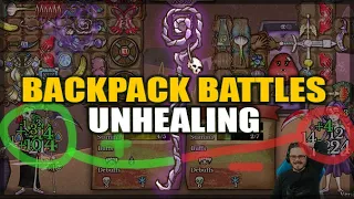 BACKPACK BATTLES: HEAL them to DEATH - Staff of Unhealing is Super Strong & Fun! - Reaper