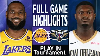 LAKERS vs PELICANS FULL GAME HIGHLIGHTS | April 16 2024